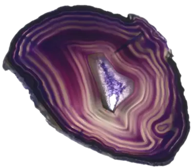 عقیق بنقش Purple Agate